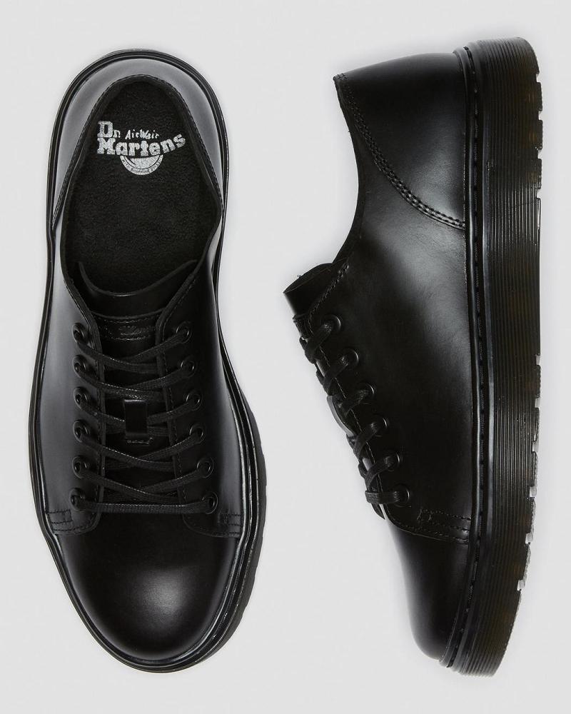 Zapatos Casuales Dr Martens Dante Brando Cuero Mujer Negros | MX 669ZUT